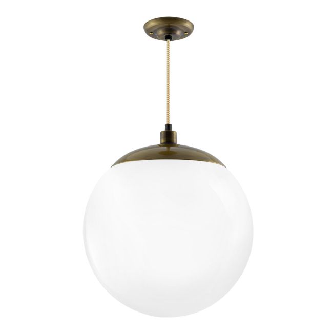 Glass Ball Cord Pendant Light