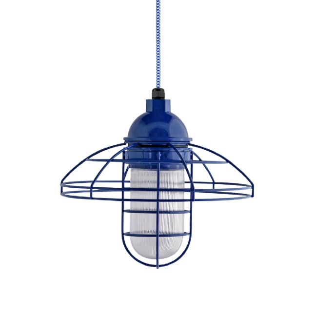 Blue Collar LED Cord Pendant Light