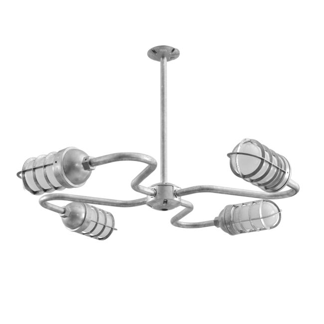 Orbiter LED 4-Light Chandelier