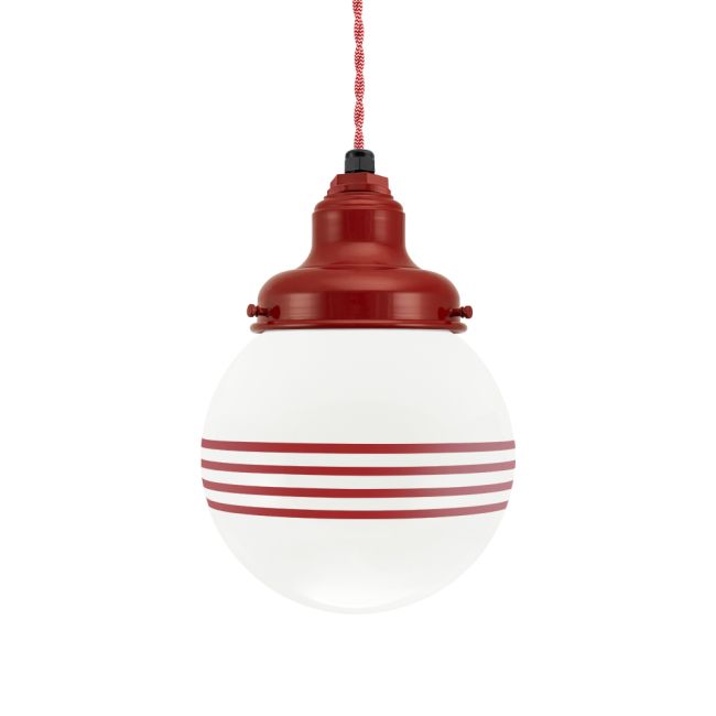 Round Schoolhouse Cord Pendant Light