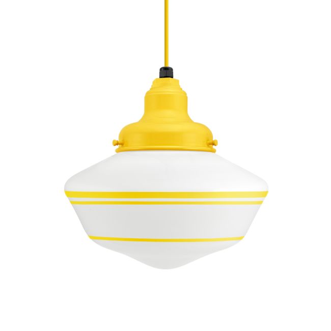 Primary LED Schoolhouse Cord Pendant Light