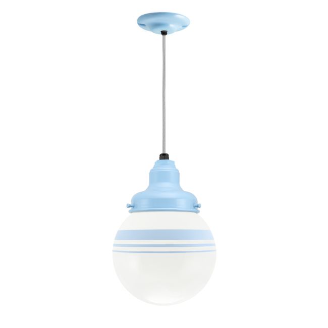 Kao Round Schoolhouse Cord Pendant Light