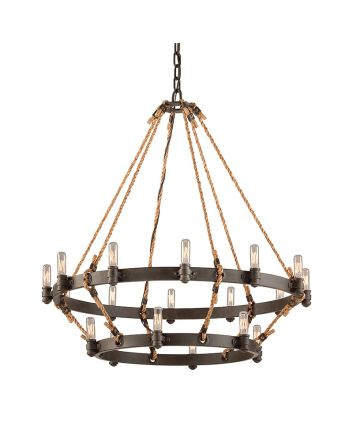 Double Maven Rope Chandelier
