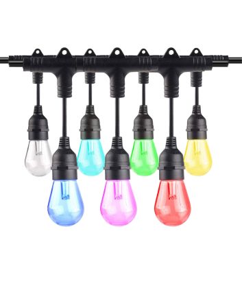 36' Smart LED String Light Set with S14 Bulbs