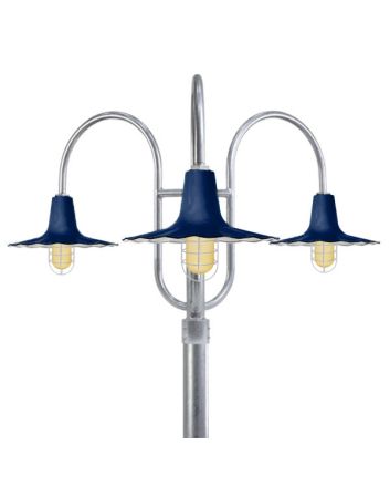 Seaside Nautical LED Triple Post Mount Light
