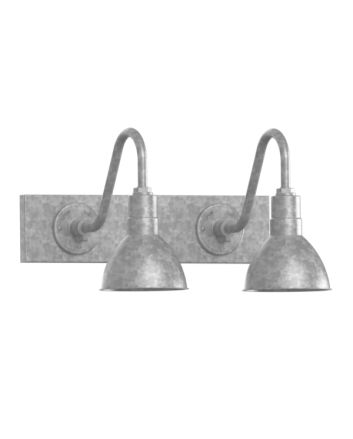 Wilcox Gooseneck Double Vanity Light