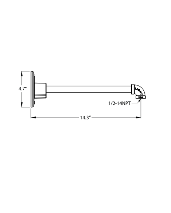 G1 Gooseneck Arm - 14 Projection