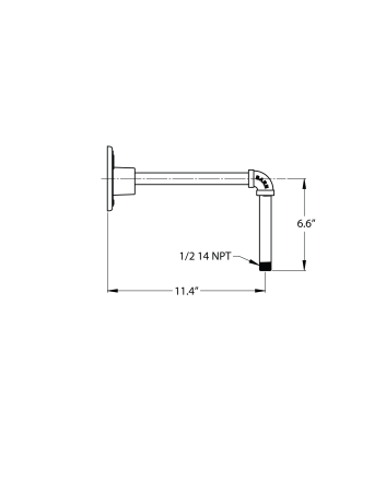 G35 Gooseneck Arm - 11 1/2 Projection