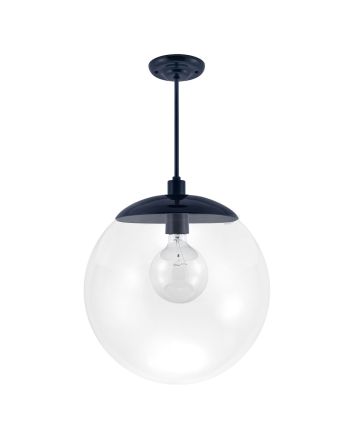 Glass Ball Stem Pendant Light