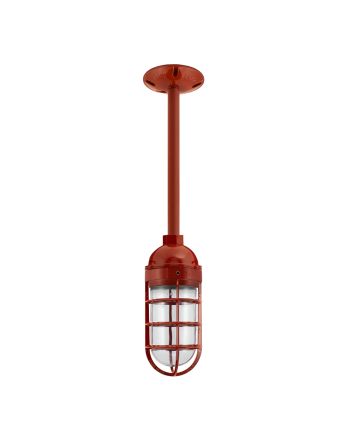 Industrial Guard Stem Pendant Light