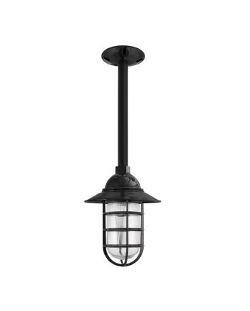 Industrial Guard LED Stem Pendant Light