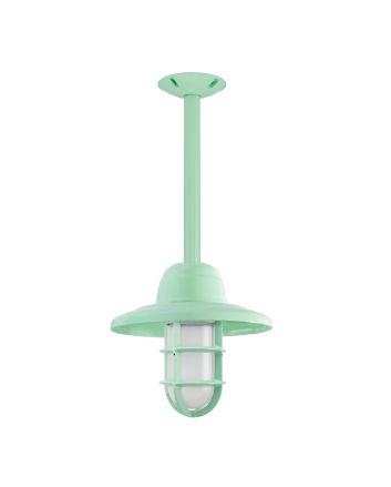 Industrial Guard Stem Pendant Light