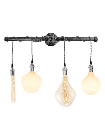 Lang Machine Age 4-Light Wall Sconce