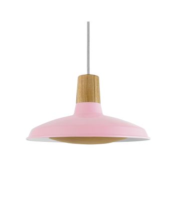 Marathon LED Cord Pendant Light with Wood Diffuser