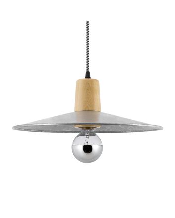 Conoco Draftsman Wooden Top Cord Pendant Light