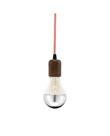 Downtown Minimalist Wooden Socket Cord Pendant Light