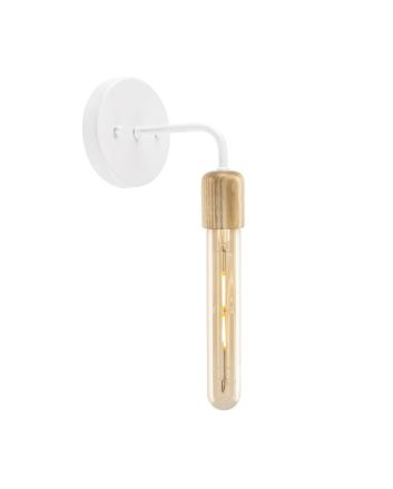 Downtown Minimalist Wooden Socket Wall Sconce