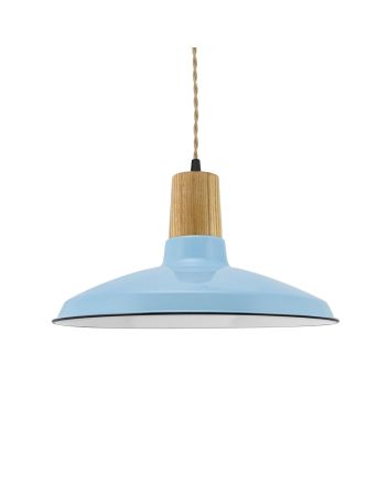Marathon Wooden Top Cord Pendant Light
