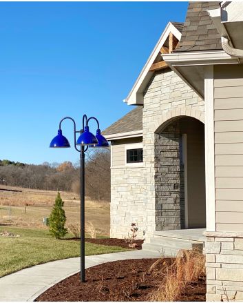 Wilcox Nautical LED Triple Post Mount Light