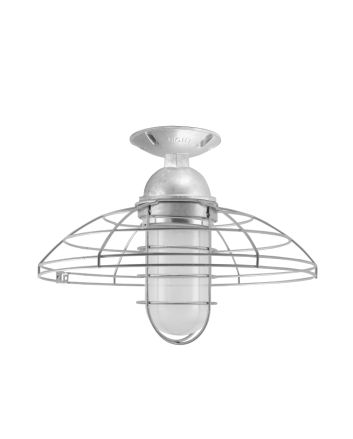 Blue Collar LED Flush Mount Light