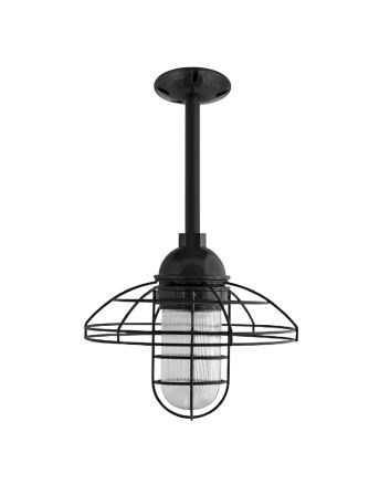 Blue Collar LED Stem Pendant Light