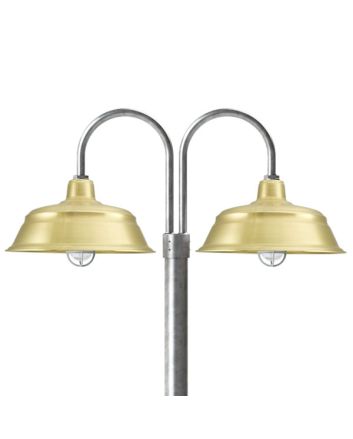 Bomber Nautical LED Double Post Mount Light