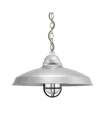 Bridgeport LED Vintage Industrial Chain Pendant Light