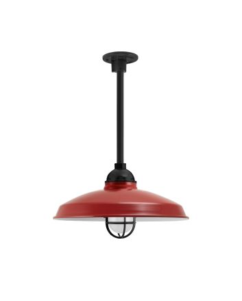 Bridgeport LED Vintage Industrial Stem Pendant Light