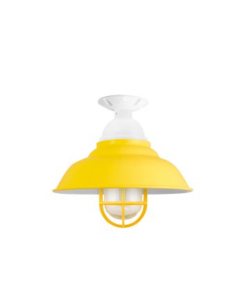 Chicago LED Vintage Industrial Flush Mount Light