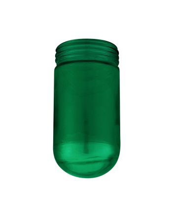 Green Jelly Jar Glass