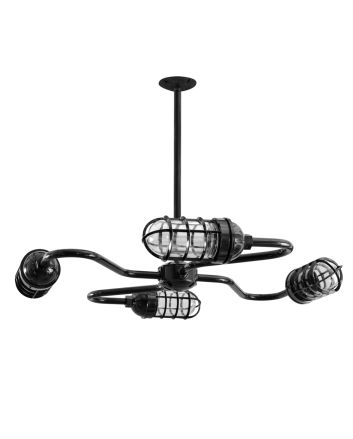 Orbiter LED 4-Light Chandelier