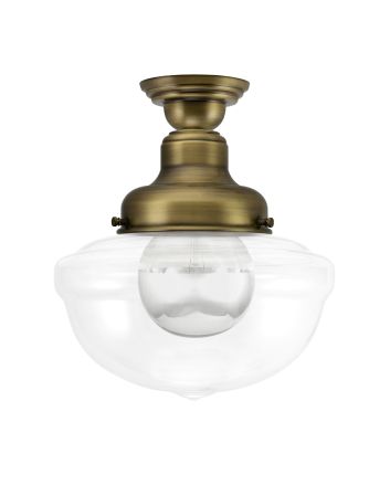 Acorn Schoolhouse Semi-Flush Mount Light