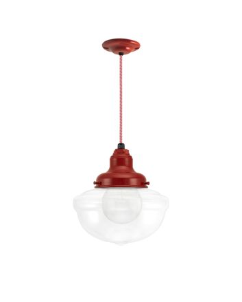 Kao Acorn Schoolhouse Cord Pendant Light