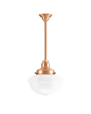 Acorn Schoolhouse Stem Pendant Light
