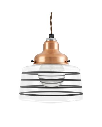 Drum Schoolhouse Cord Pendant Light