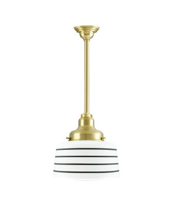Drum Schoolhouse Stem Pendant Light