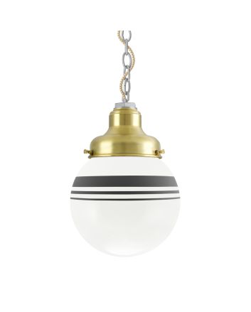 Round Schoolhouse Chain Pendant Light