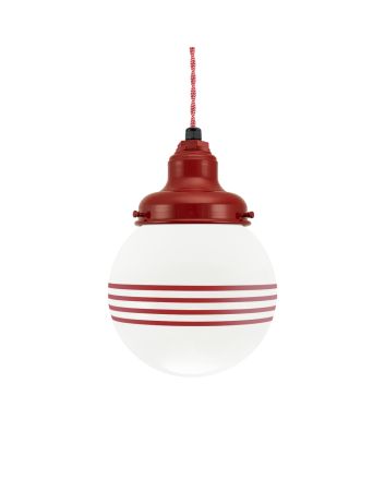 Round Schoolhouse Cord Pendant Light