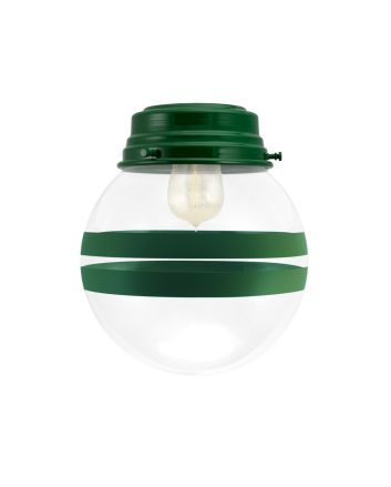 Round Schoolhouse Flush Mount Light