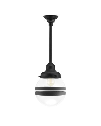 Round Schoolhouse Stem Pendant Light
