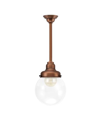 Round Schoolhouse Stem Pendant Light