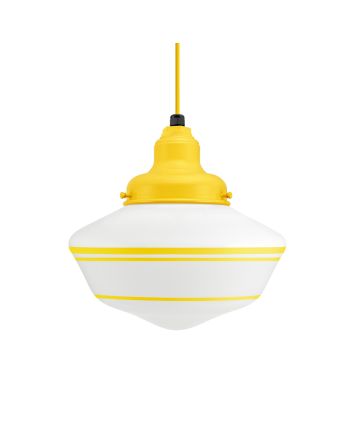 Primary LED Schoolhouse Cord Pendant Light