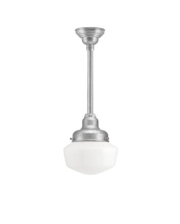 Primary LED Schoolhouse Stem Pendant Light