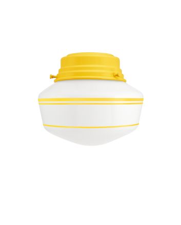 Primary Schoolhouse Flush Mount Light