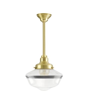 Primary Schoolhouse Stem Pendant Light