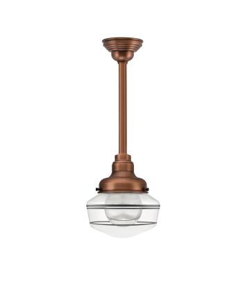 Primary Schoolhouse Stem Pendant Light
