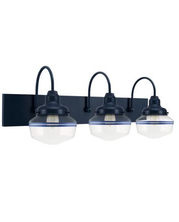 Primary 3-Light Schoolhouse Vanity Light