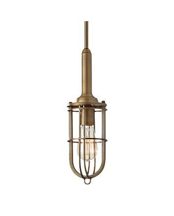 Sequestered Cage Stem Pendant Light