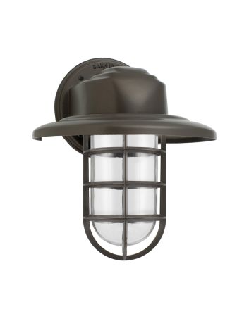 Quick Ship | Streamline LED Industrial Guard Sconce