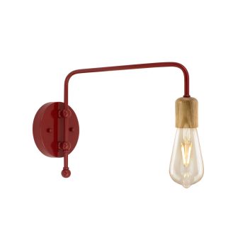 Downtown Minimalist Wooden Socket Swing Arm Wall Sconce